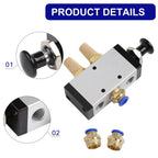 Manual Pneumatic Valve 4R310 5-Way 2-Position Solenoid Valve Pack
