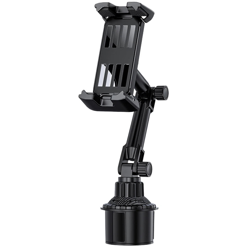 Adjustable Car Cup Holder Mount for Phones Tablets 4 to 13 Inch