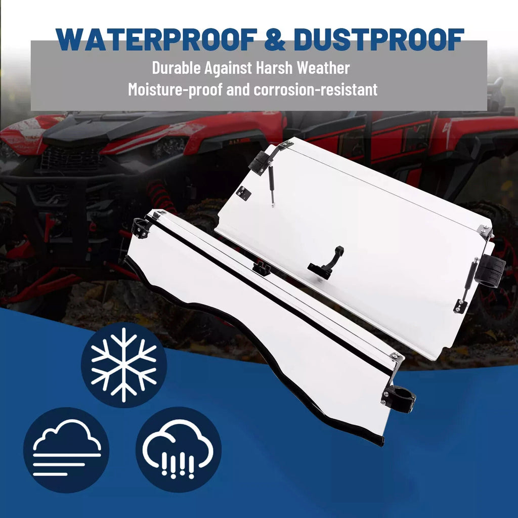 Scratch Resistant Flip Windshield for Can Am Commander 800/1000/MAX (2011–2020)