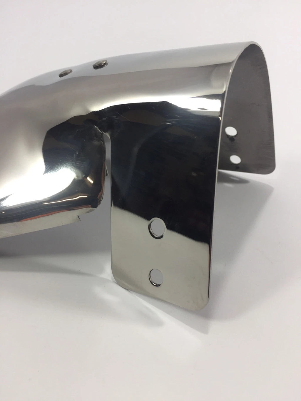 Exhaust Tip Stainless Steel Red Jewel Style for Universal Hot Rod (Universal)