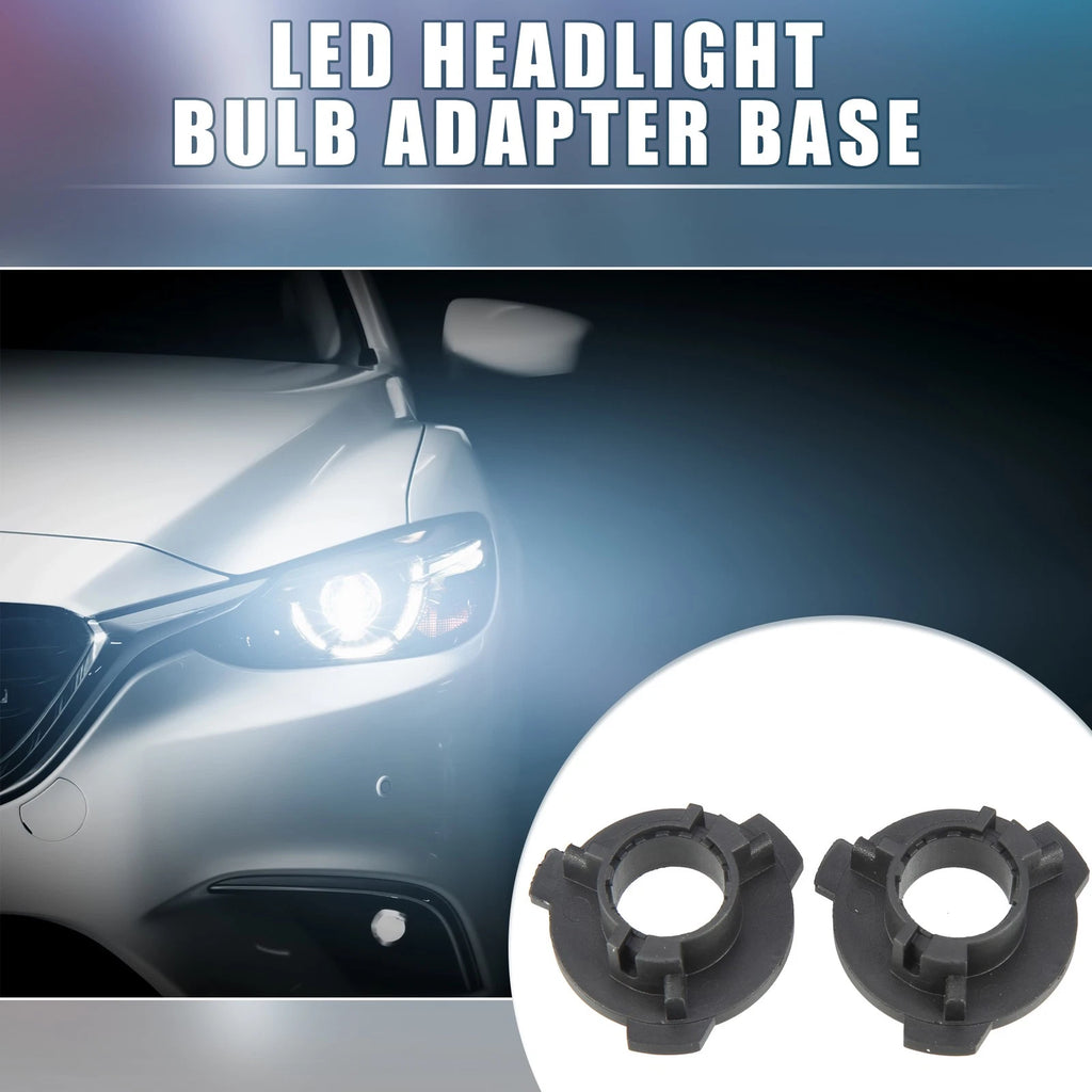 2X H7 LED Headlight Bulb Holder Socket Base for Volkswagen Polo (2010–2023)