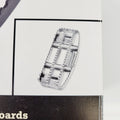 Footboard Kit for Harley-Davidson Touring (2014–2024) 80Grit Raw 50501602