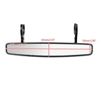 1.75" Rectangular Rear View Mirror for Polaris RZR XP 4 (2014–2023)