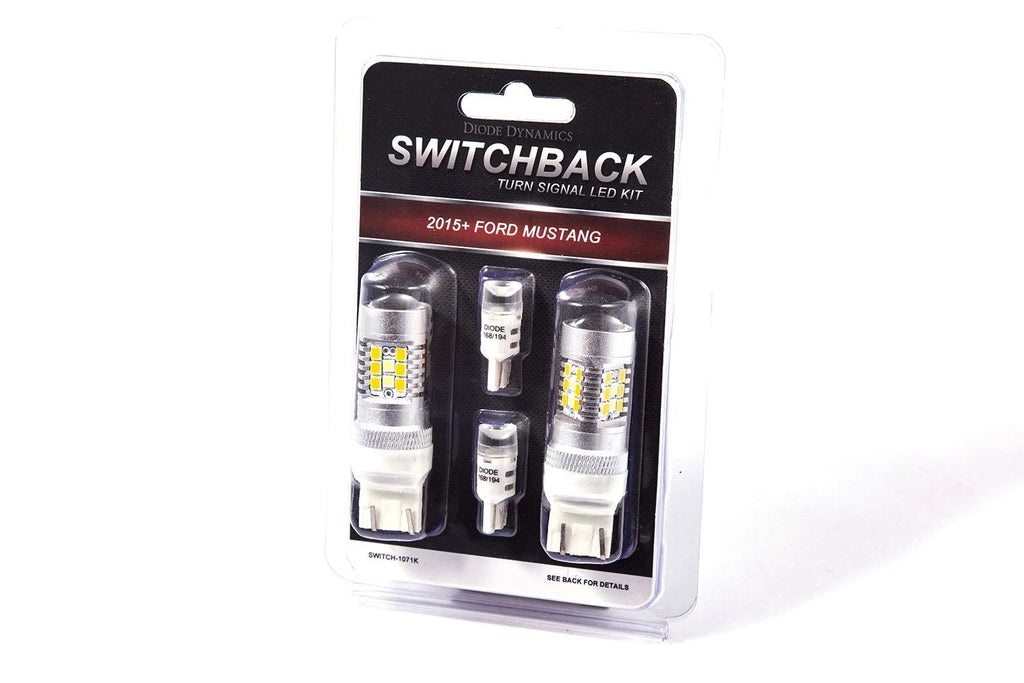 LED Switchback Turn Signal Bulbs Replacement for Ford Mustang (2015–2017)