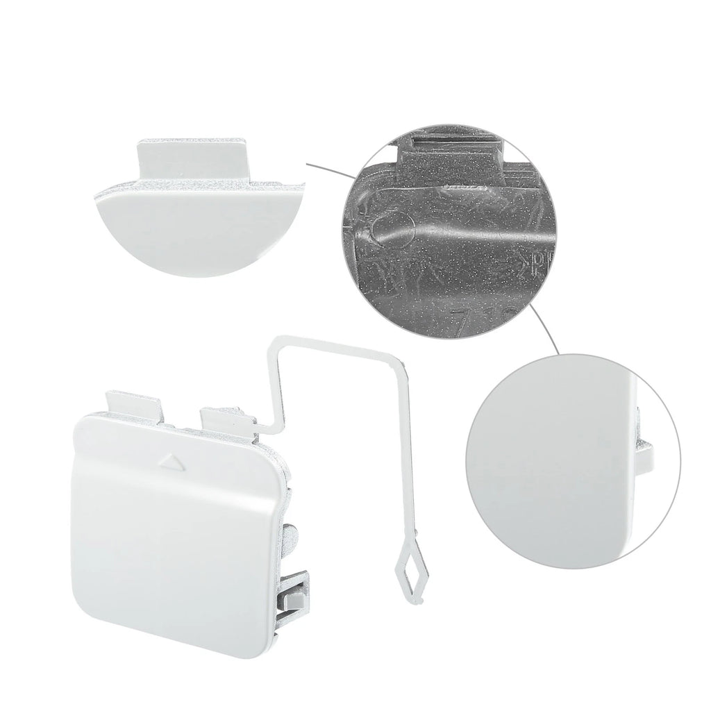 Tow Hook Cover for BMW 7 Sedan F01 F02 (2009–2015) White Gray