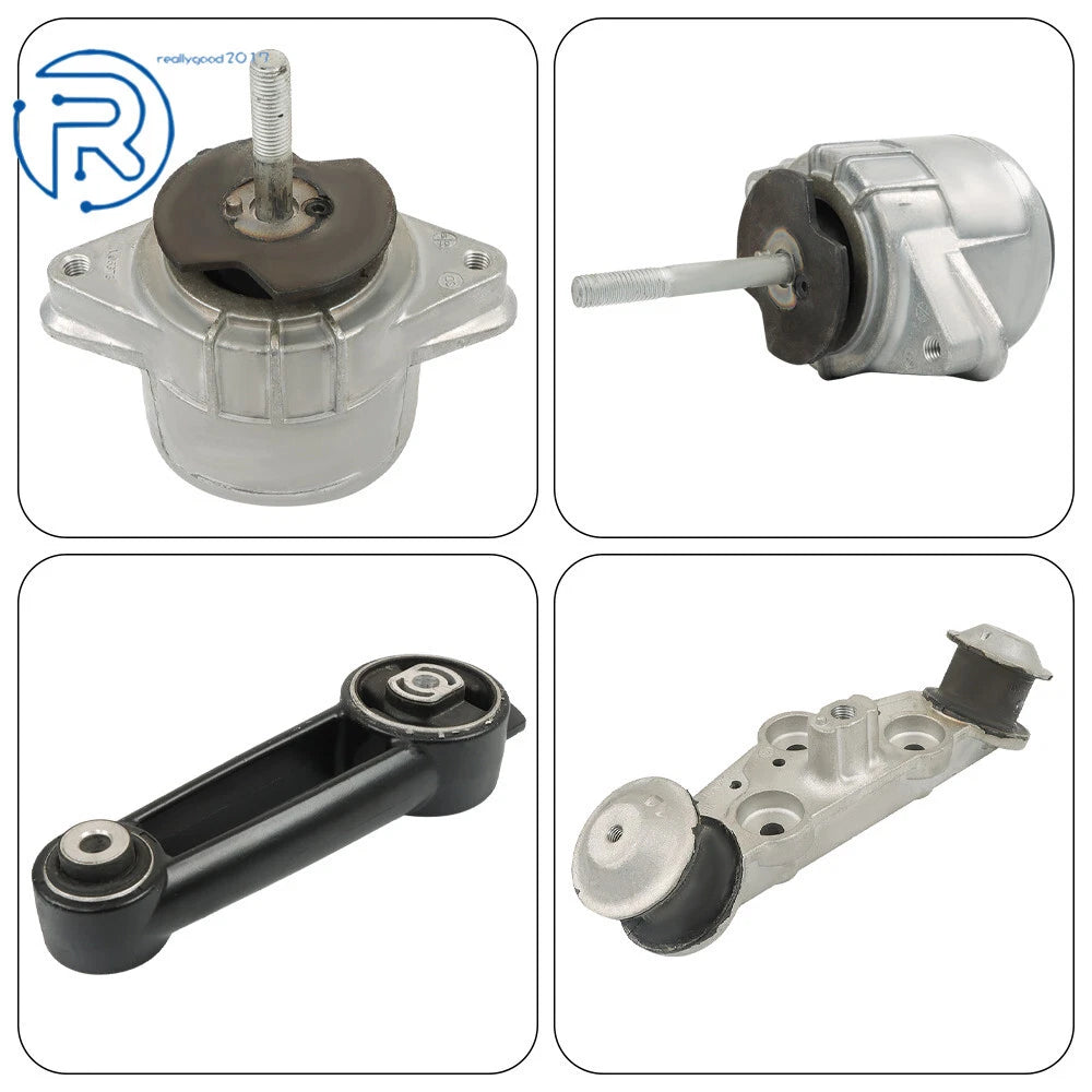 Set of 4 Engine Motor & Trans Mounts for Porsche Panamera (2011–2016)