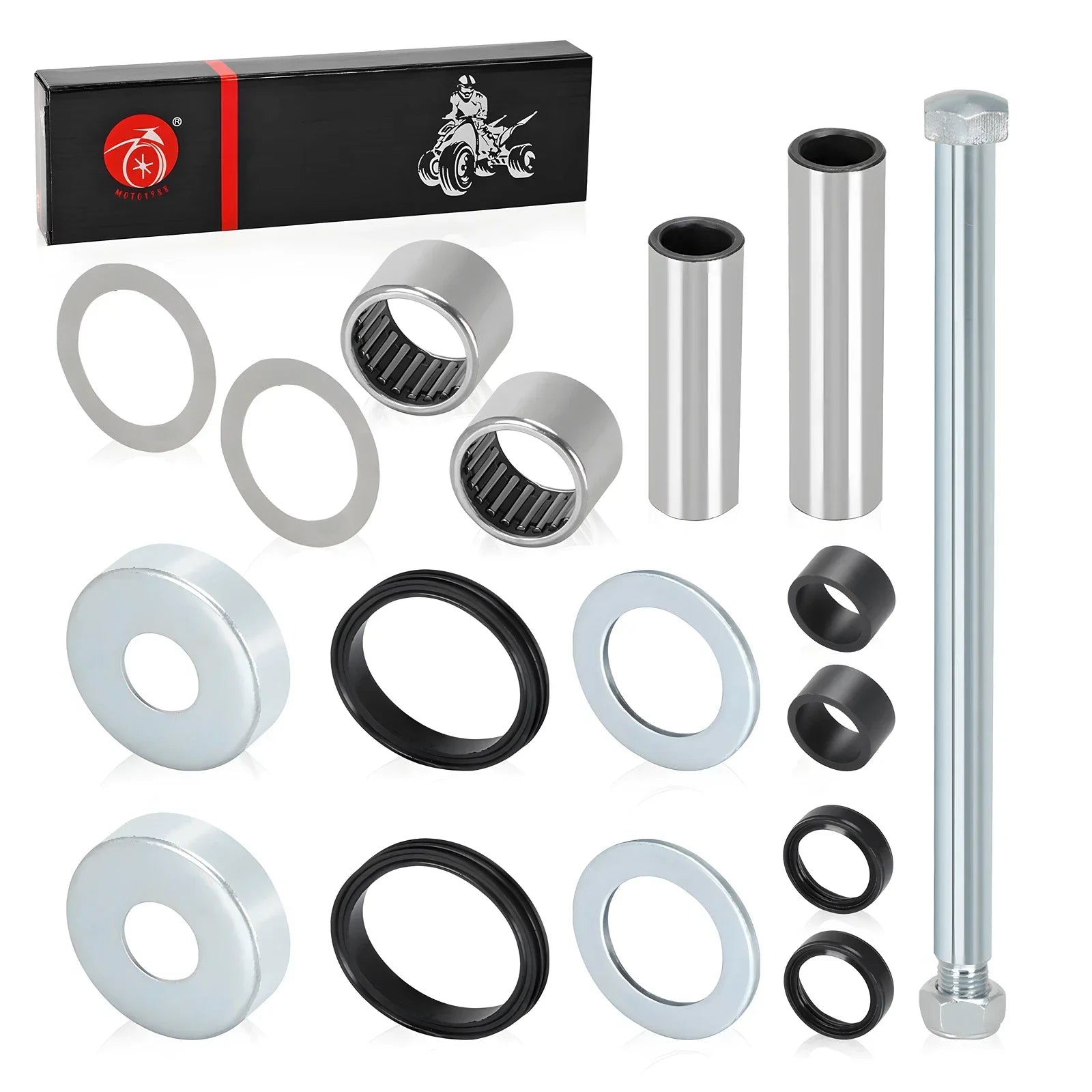 Blaster Rear Swing Arm Bushing Bearing Seals Rebuild for Yamaha YFS200 (1988–1998)