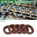 Set of 5 Oil Seal Rotary Shaft Seal FKM Rubber 20x28x6mm