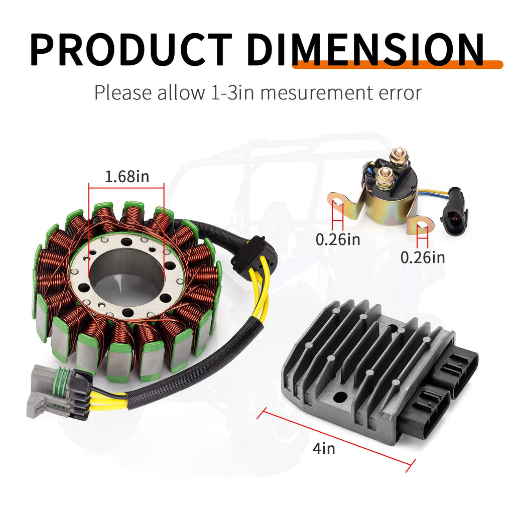 Stator, Rectifier & Starter Relay Gasket for Polaris RZR 4 800 (2011–2014)