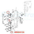 Ignition Coil for Mercury Marine Mercruiser 30 40 EFI (3cyl, 8M0045124, 8M0034012)