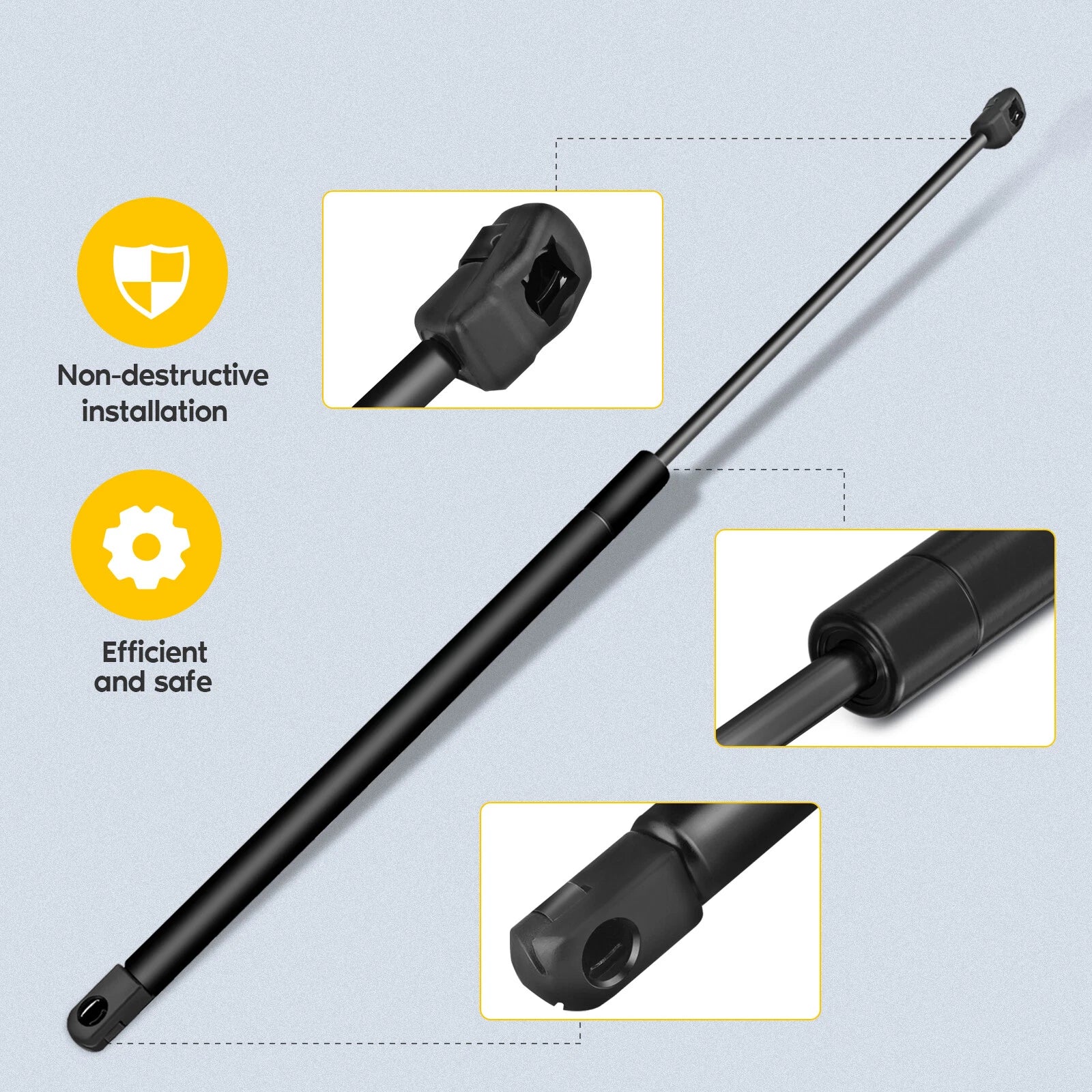2X Front Hood Lift Supports for Acura MDX (2007–2013)