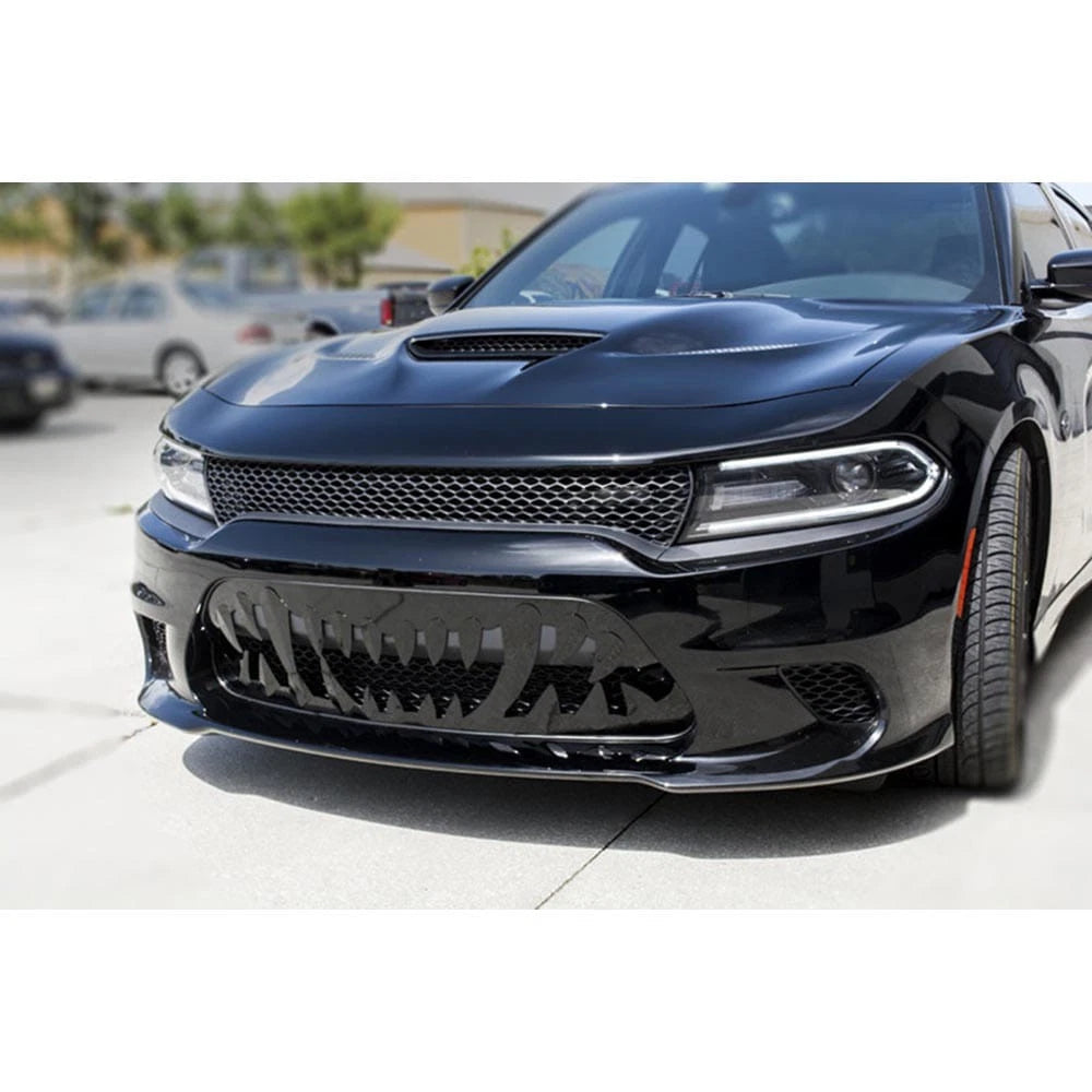 Front Grille Overlay Replacement for Dodge Charger Hellcat (2015–2016)