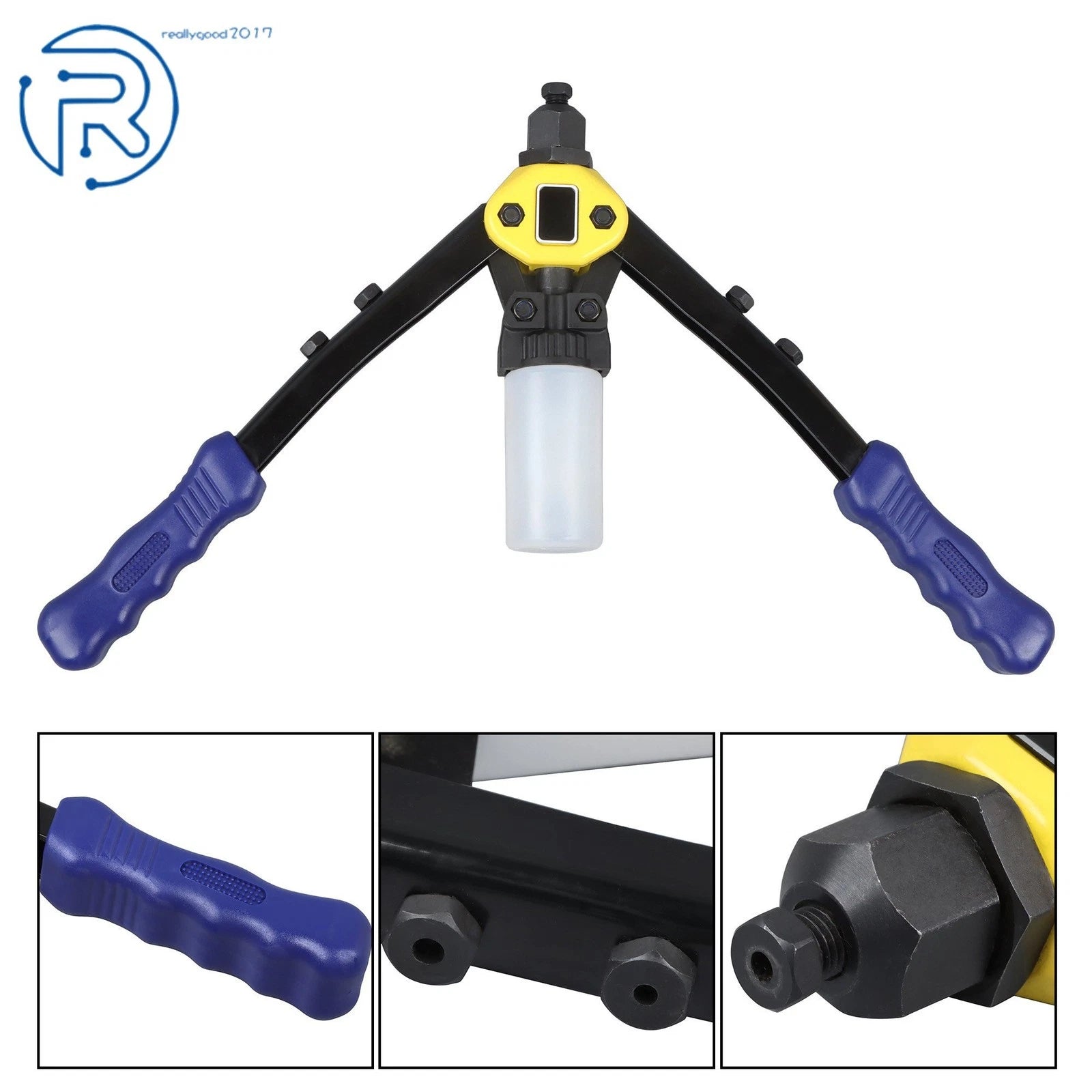 Riveting Kit with 210 Rivets for All Materials and Projects