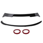 Trunk Spoiler Lip + Rear Roof Spoiler for Honda Civic (2022–2025) V2 Style ABS