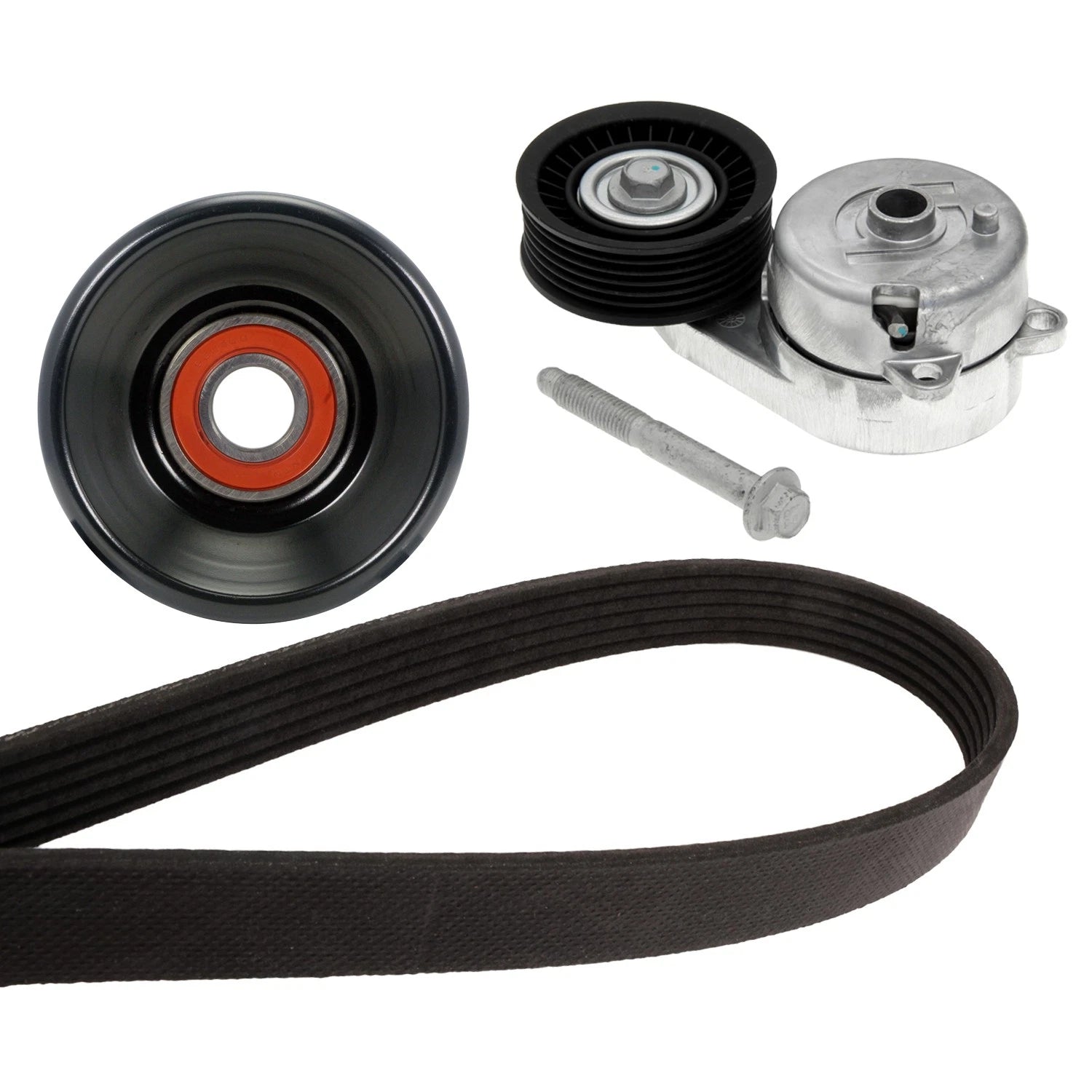 Drive Belt Idler Pulley Tensioner Kit for Chevrolet Express 3500 (1996–2002)