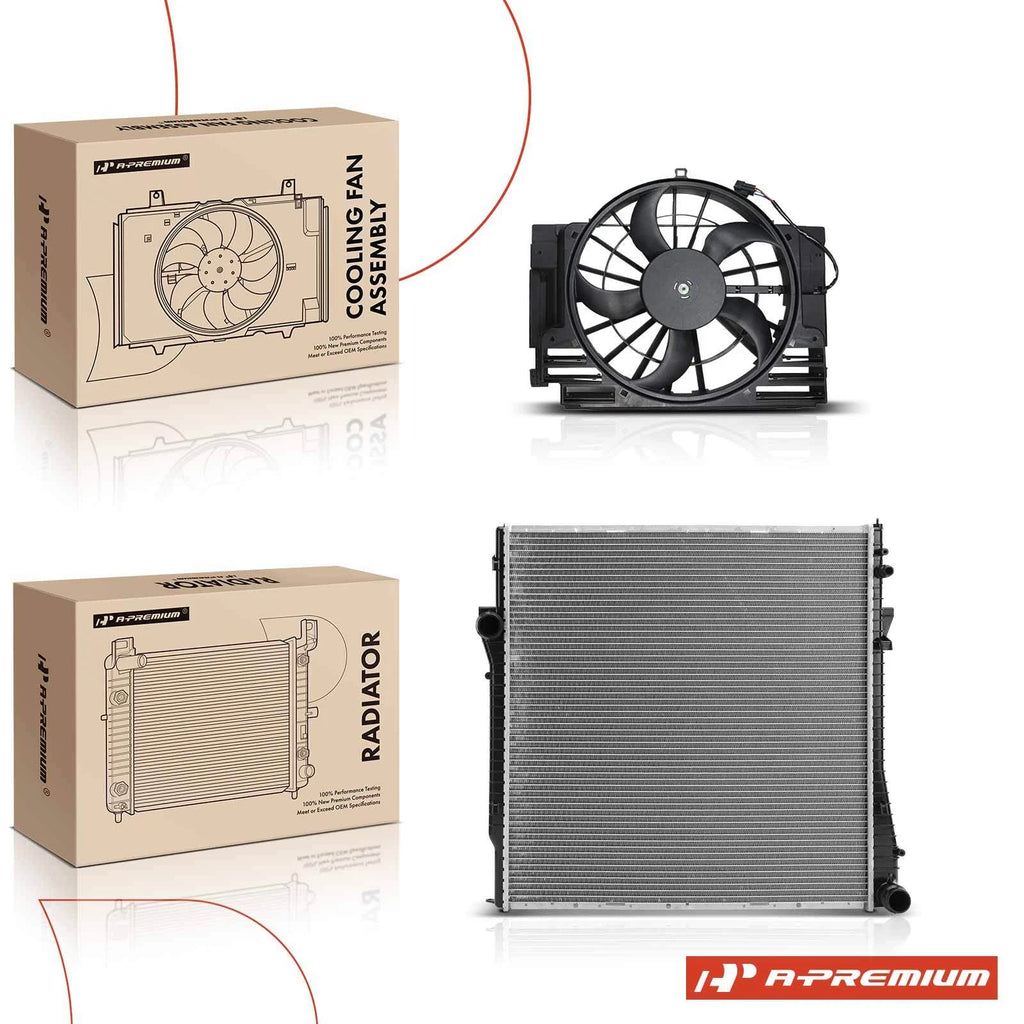 Radiator & Cooling Fan Assembly Kit for BMW X5 (2000–2006)