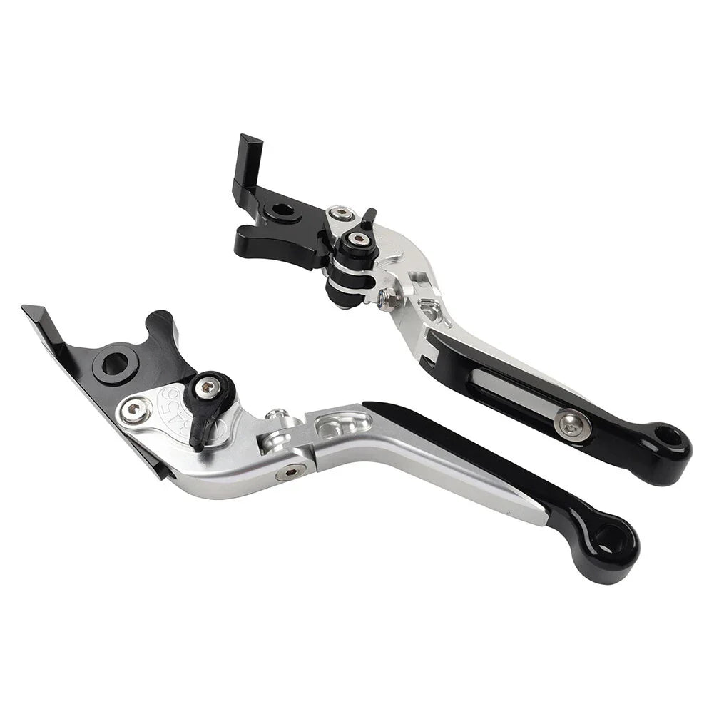 Silver Extendable Brake Clutch Levers for BMW R1200GS (2004-2012) R1200GS ADV (2006-2013)