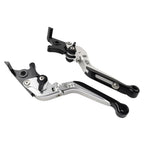 Silver Extendable Brake Clutch Levers for BMW R1200GS (2004-2012) R1200GS ADV (2006-2013)