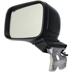 Set of 2 Mirrors for Jeep Renegade (2015–2018) with Signal Light Black