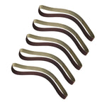 5 Pack Sanding Belts 520x20mm Aluminum Oxide for Leather Wood Sanding