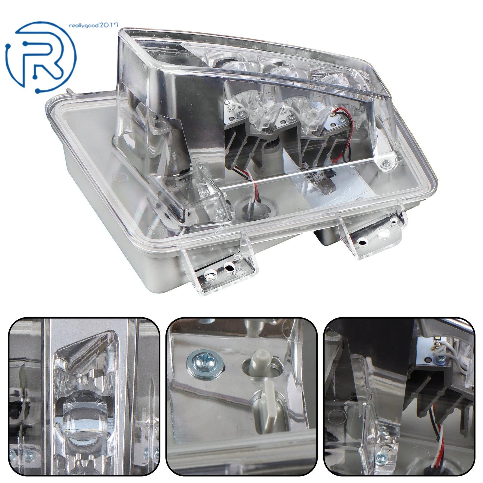 Fog Light LED for Ford Expedition (2015–2017) Driver Left Side, Clear Lens