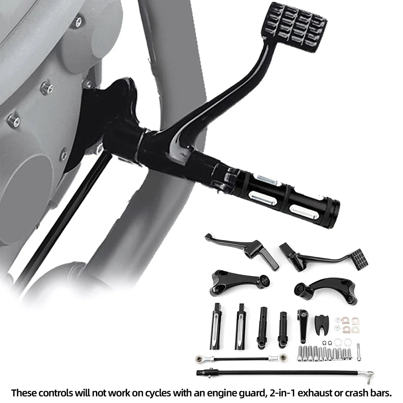 Forward Control Foot Pegs for Sportster XL1200 XL883 (2014-2022)