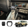 Carbon Fiber Console Gear Shift Knob Trim for Toyota Land Cruiser 70 Series