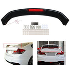 Rear Trunk Lip Spoiler with LED Light for Honda Civic (2012â2015)