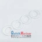 Set of 4 Gearcase Lower Unit Drain Screw Gaskets for Evinrude Johnson (311598)