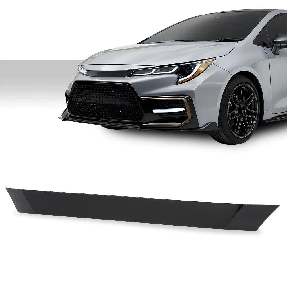Front Bumper Upper Grille for Toyota Corolla SE XSE (2020–2022) Black