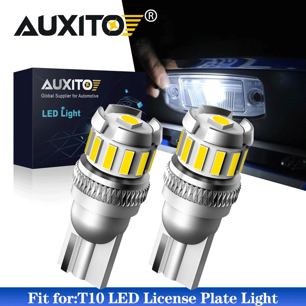 2X AUXITO White LED Dome Map License Light Bulb T10 2825 168 158 for