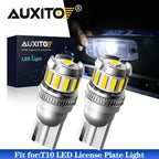 2X AUXITO White LED Dome Map License Light Bulb T10 2825 168 158 for