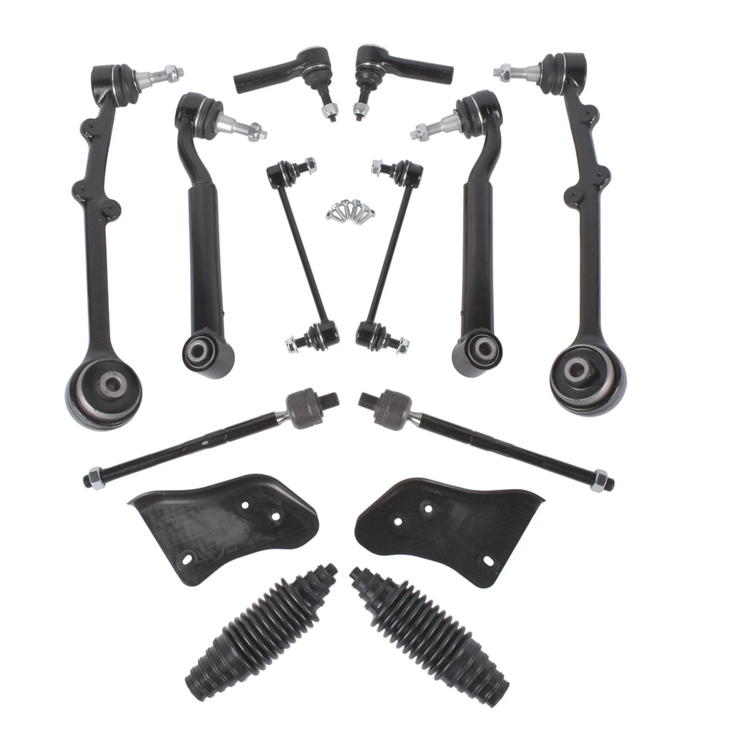 12x Front Lower Control Arm Sway Bar Tie Rods for Ford Mustang (2015–2019)