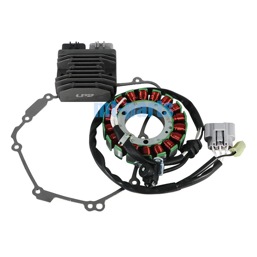 Stator Coil + Regulator Rectifier + Gasket for Yamaha MTT690 MT07 (2014–2024) / FZ-07 (2015–2017)