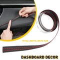 2M PU Leather Dashboard Trim Strip for Car (Universal Fit)