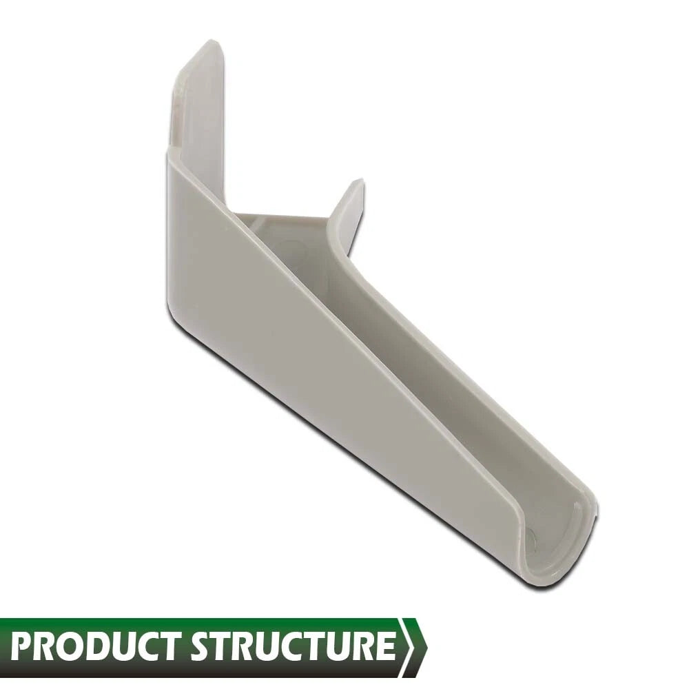 Set of 4 Tan RV Rain Gutter Spouts for Left & Right Sides
