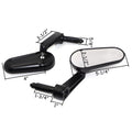 Bar End Rearview Side Mirrors for Triumph Street Triple (2013–2020)