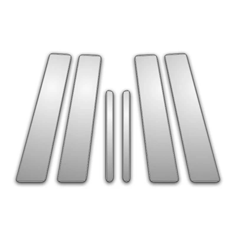 6Pc Chrome Pillar Post Covers for 05-10 Volkswagen Jetta - P7220