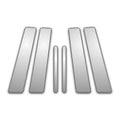 6Pc Chrome Pillar Post Covers for 05-10 Volkswagen Jetta - P7220