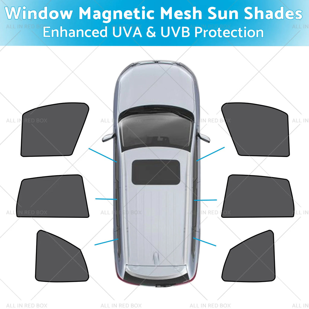 Magnetic Mesh Sun Blind Shades for BMW iX3 (2023–2024)