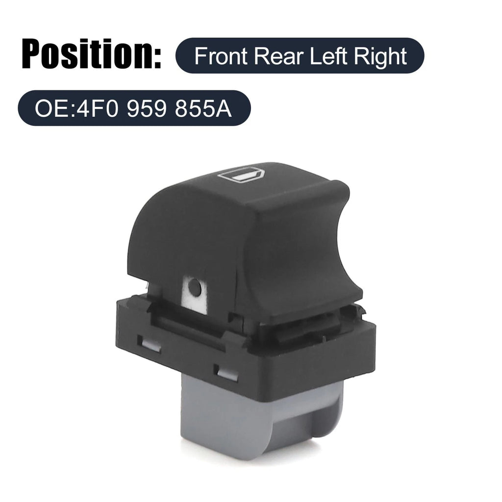 Passenger Side Power Window Switch 4F0 959 855A for Audi A6 S6 RS6 (2005–2011)