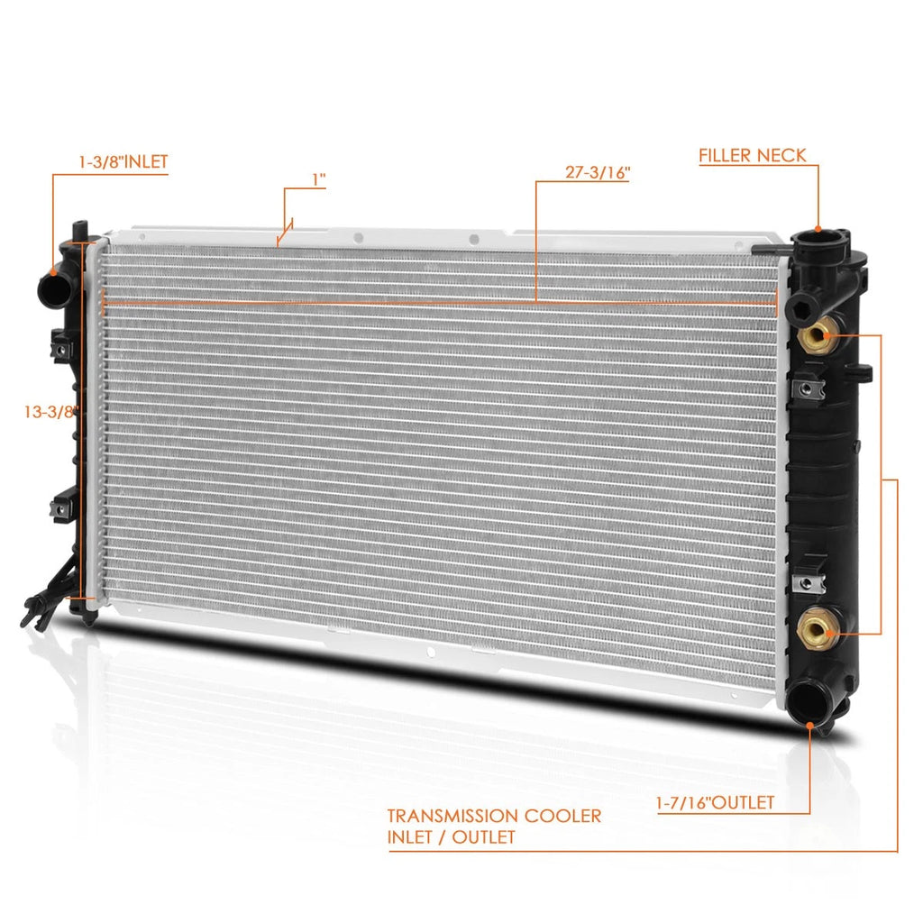 Aluminum Cooling Radiator for Mazda MX-6/626 (1992–1997) DPI-1323