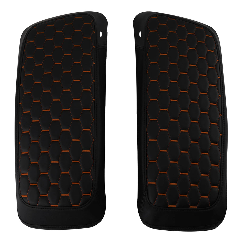 Black Hard Saddlebags Lids Covers for Harley Electra Glide, Street Glide (2014–Present)