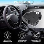 2X HVAC Heater Blend Door Actuator No.16124932 for Chevrolet Corsica (1987–1990)