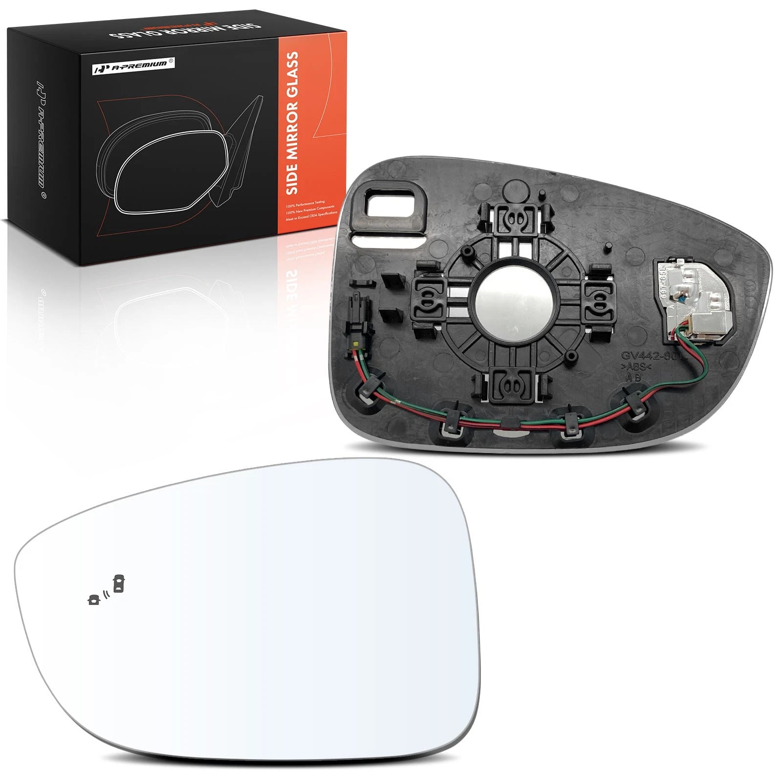 Driver Power Mirror Glass with Blind Spot for Honda Accord (2023–2024)