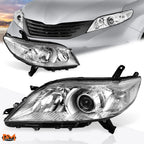 Headlight for Toyota Sienna XL30 (2011–2020) Chrome Housing Clear Lens