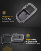 2Pcs Interior Door Handle Bezel Left & Right for Toyota Tundra (2000–2006)