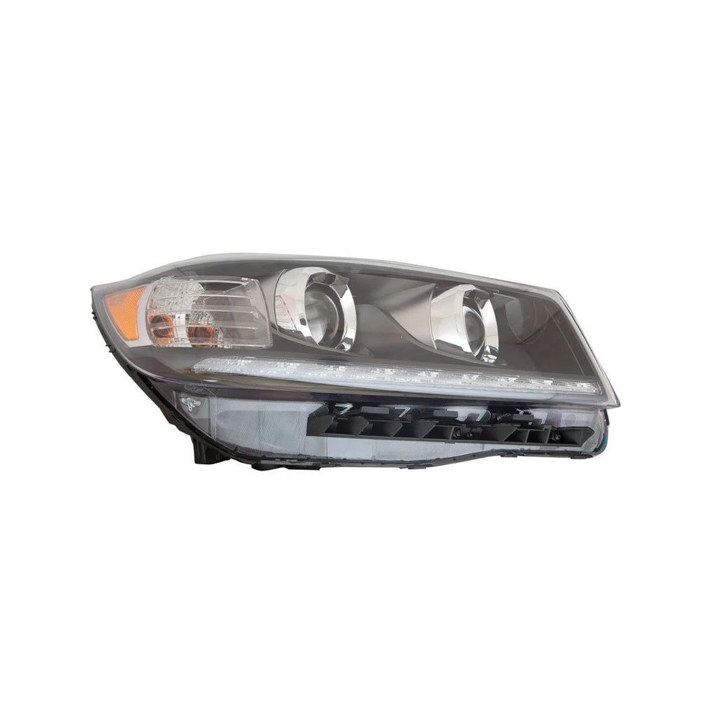 Replacement Passenger Side Halogen Headlight Assembly w/o Adaptive Headlamps