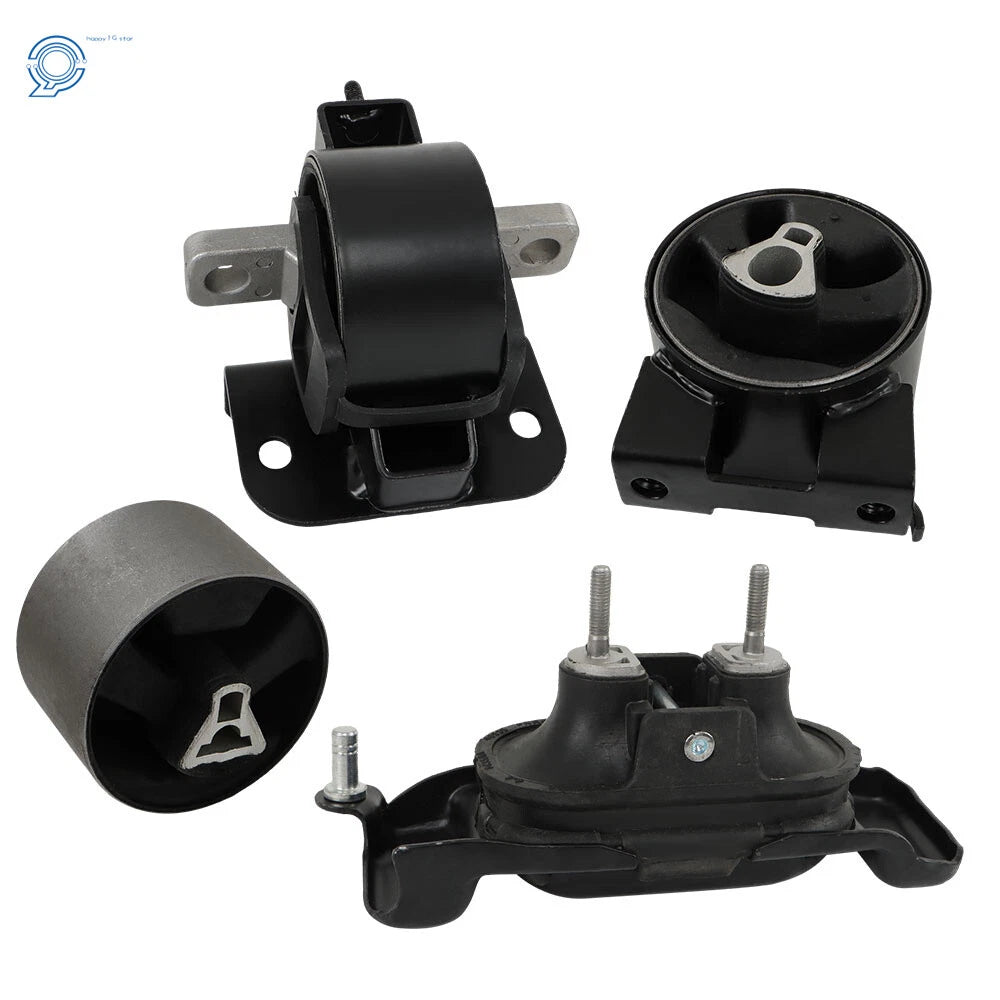 Set of 4 Engine Mounts for Chrysler Town & Country, Dodge Grand Caravan (2008–2010)