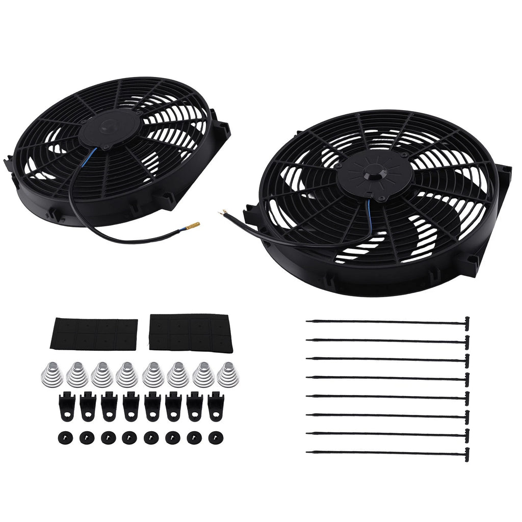 14" Dual Electric Cooling Fan 900CFM for Universal Application (240W)